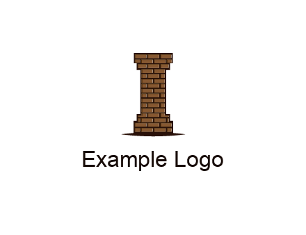 brick pattern pillar