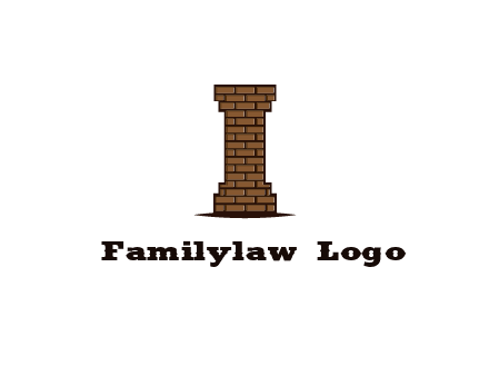 brick pattern pillar