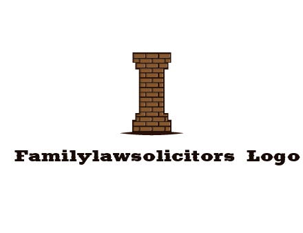 brick pattern pillar