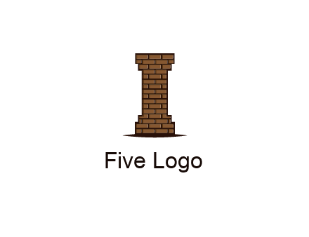brick pattern pillar