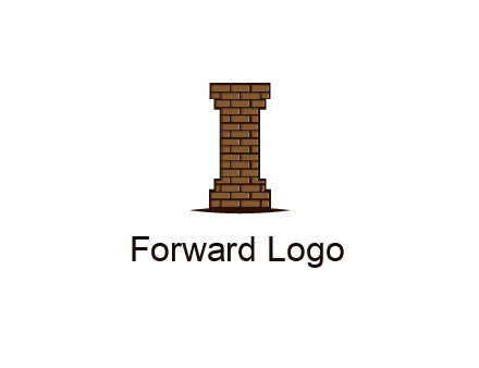 brick pattern pillar