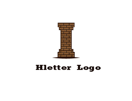 brick pattern pillar