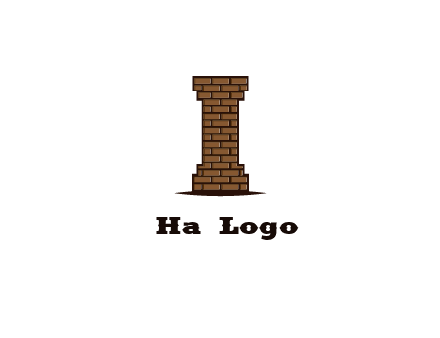 brick pattern pillar