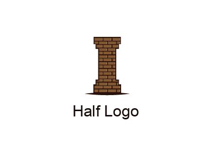 brick pattern pillar