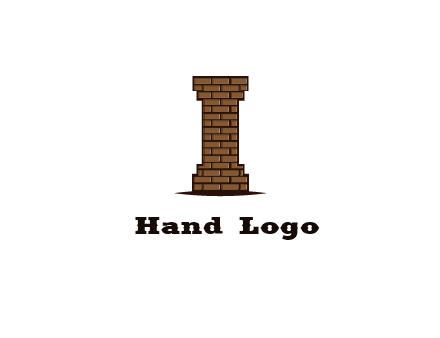 brick pattern pillar