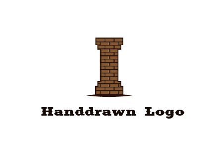 brick pattern pillar