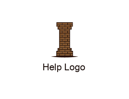brick pattern pillar