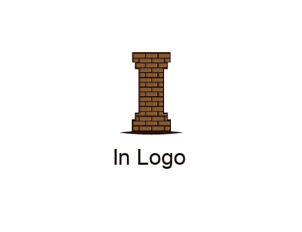 brick pattern pillar
