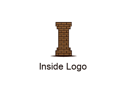brick pattern pillar