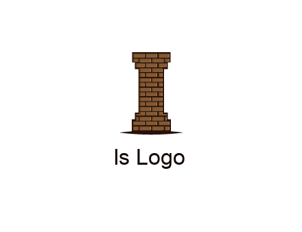 brick pattern pillar