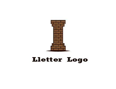 brick pattern pillar