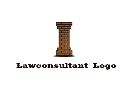 brick pattern pillar