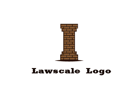 brick pattern pillar