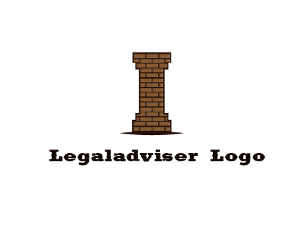 brick pattern pillar