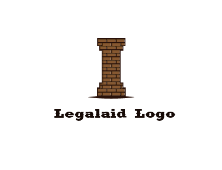 brick pattern pillar