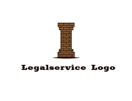 brick pattern pillar