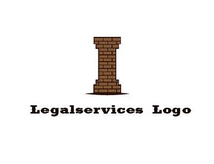 brick pattern pillar