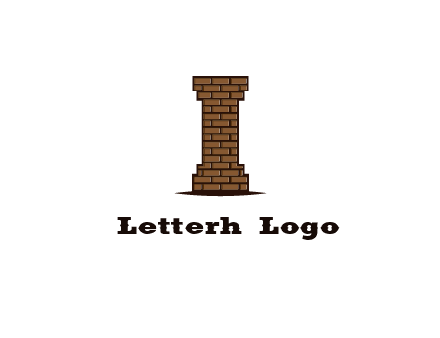 brick pattern pillar