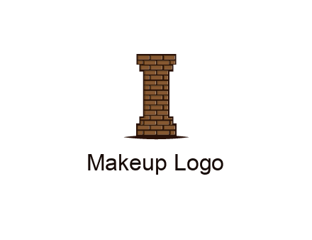 brick pattern pillar