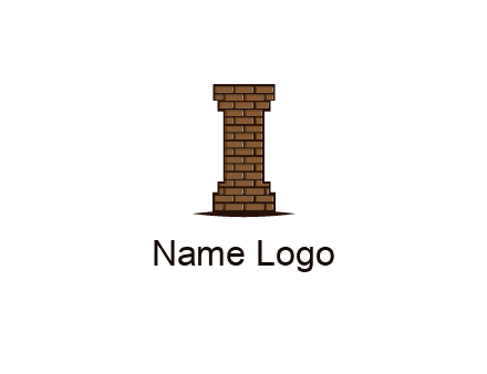 brick pattern pillar