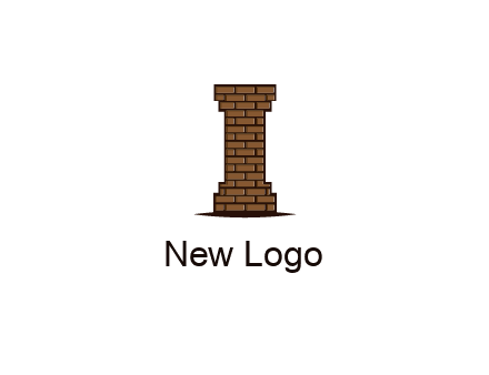brick pattern pillar