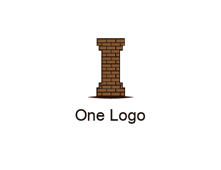 brick pattern pillar