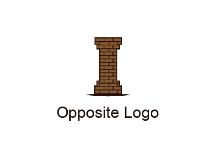 brick pattern pillar