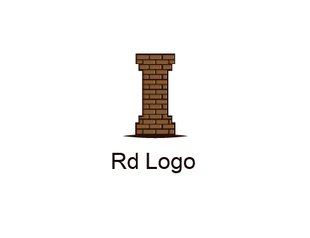 brick pattern pillar