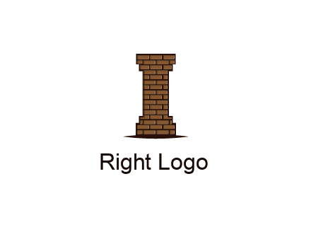 brick pattern pillar