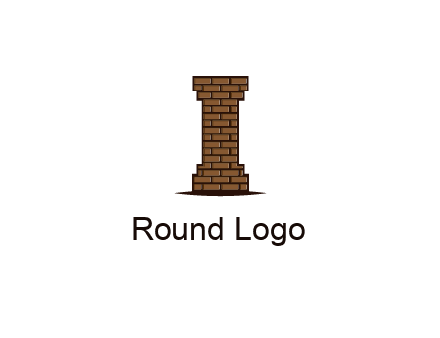 brick pattern pillar
