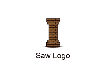 brick pattern pillar