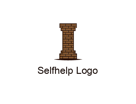 brick pattern pillar