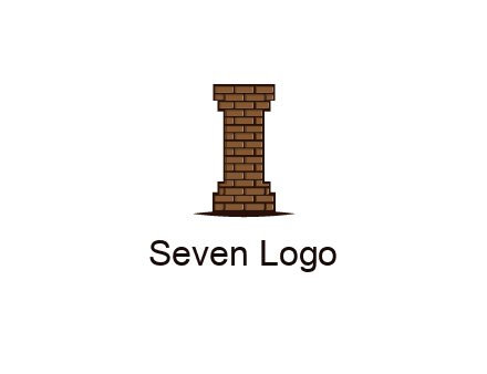 brick pattern pillar