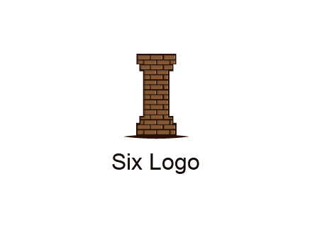 brick pattern pillar