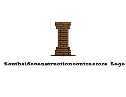 brick pattern pillar