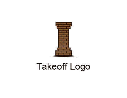 brick pattern pillar