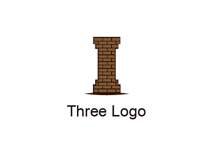 brick pattern pillar