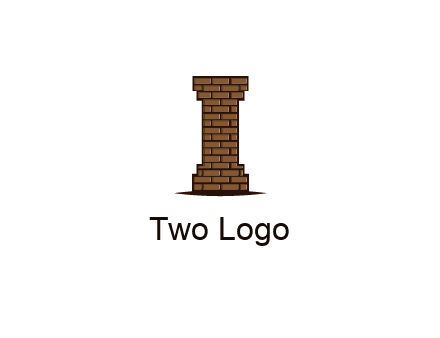 brick pattern pillar