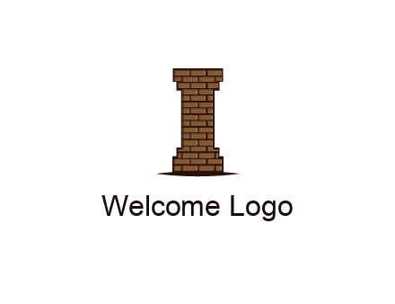 brick pattern pillar