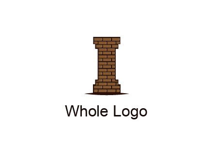 brick pattern pillar