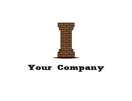 brick pattern pillar