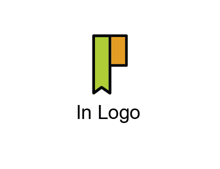 letter P forming tag