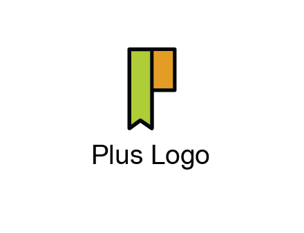 letter P forming tag