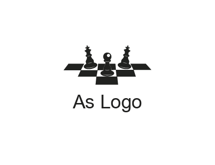 chess board with chess pieces