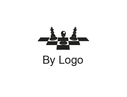 chess board with chess pieces
