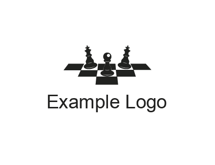 chess board with chess pieces