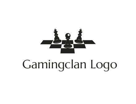 chess board with chess pieces