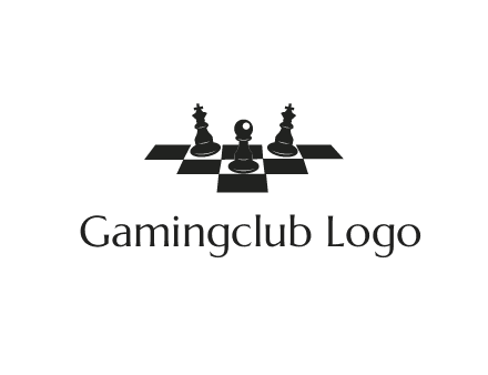 chess board with chess pieces