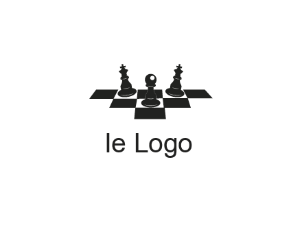 chess board with chess pieces