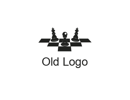 chess board with chess pieces